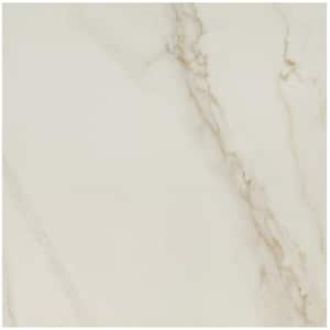 Calacatta White 35 in. x 35 in. Polished Porcelain Floor and Wall Tile (8.5 sq. ft./Each)