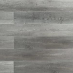 Take Home Sample - 7 in. x 7 in. Pelican Gray Rigid Core Click Lock Luxury Vinyl Plank Flooring