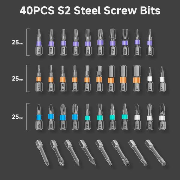 Laybus 42 in 1 Magnetic Screwdriver Set, Portable Compact Repair