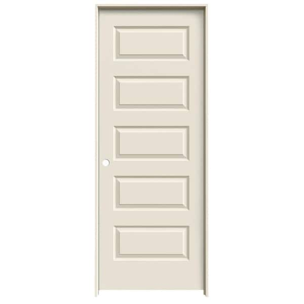 MMI Door 30 in. x 80 in. Smooth Rockport Right-Hand Solid Core Primed Molded Composite Single Prehung Interior Door