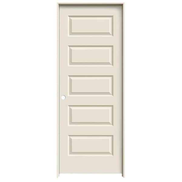 MMI Door 32 in. x 80 in. Smooth Rockport Right-Hand Solid Core Primed Molded Composite Single Prehung Interior Door