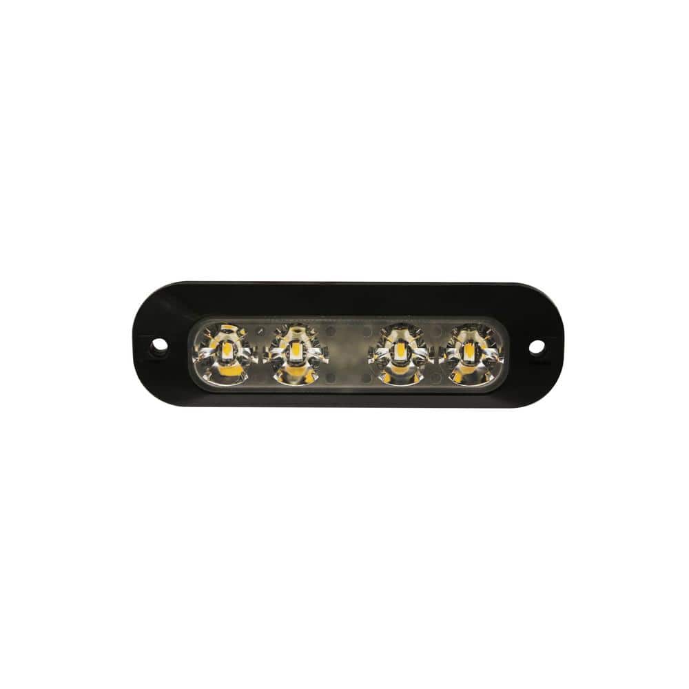 forarbejdning bruger Legepladsudstyr ECCO 1.4 in. x 4.7 in. Amber/Clear Strobe Light (Dual) 4 LEDS ED3744AC -  The Home Depot
