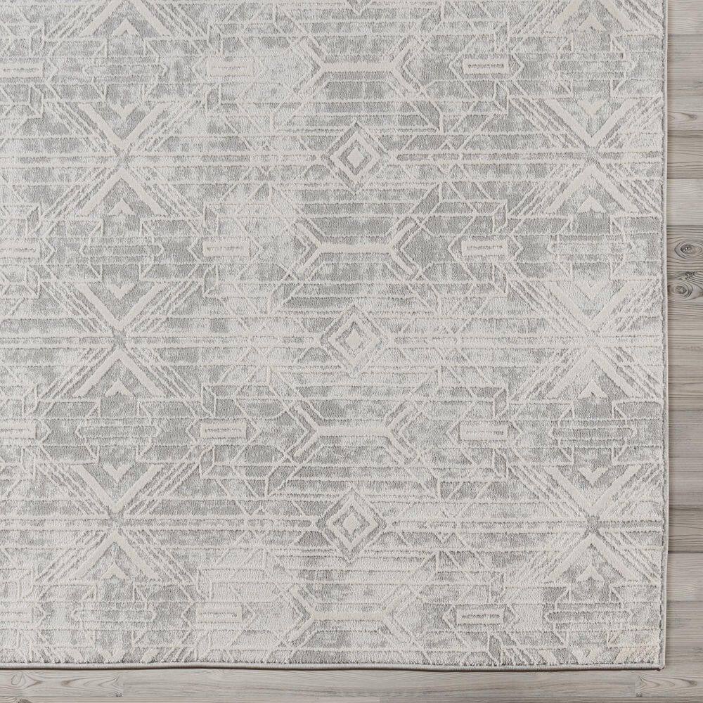 Ethan Marion 8' x 10' Gray Synthetic Reversible Area Rug