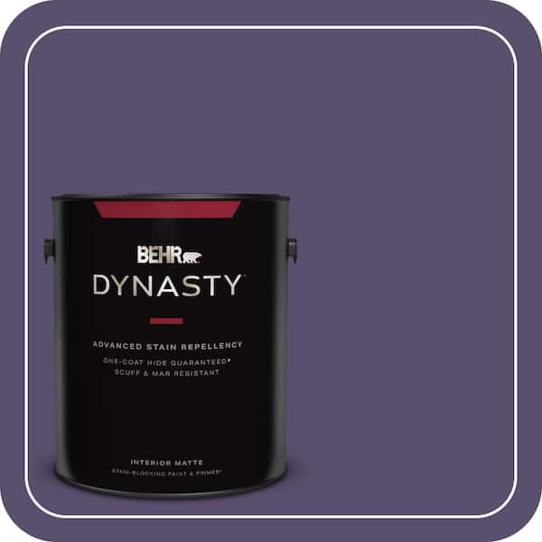 BEHR DYNASTY 1 gal. #650D-7 Crowning Matte Interior Stain-Blocking Paint & Primer