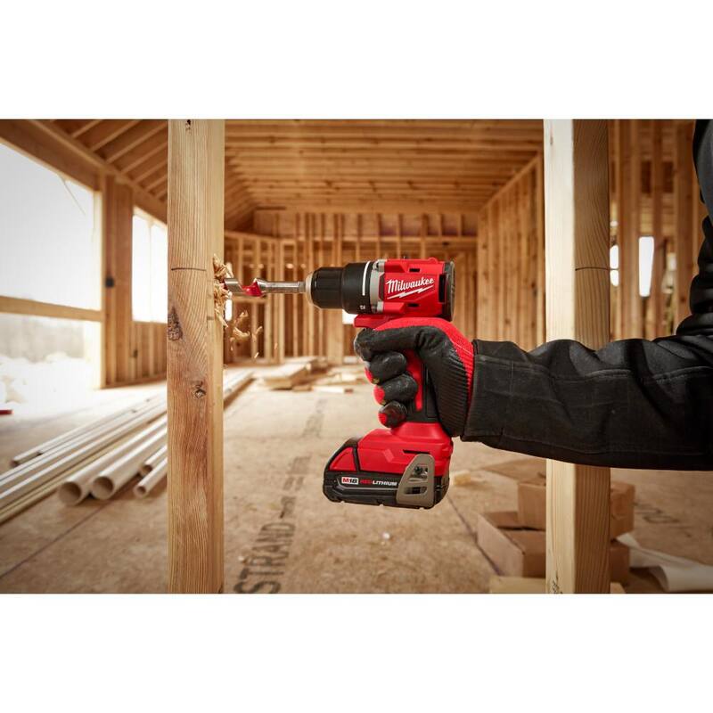 M18 18V Lithium-Ion Brushless Cordless Compact Drill/Impact Combo Kit (2-Tool) with SAWZALL Reciprocating Saw