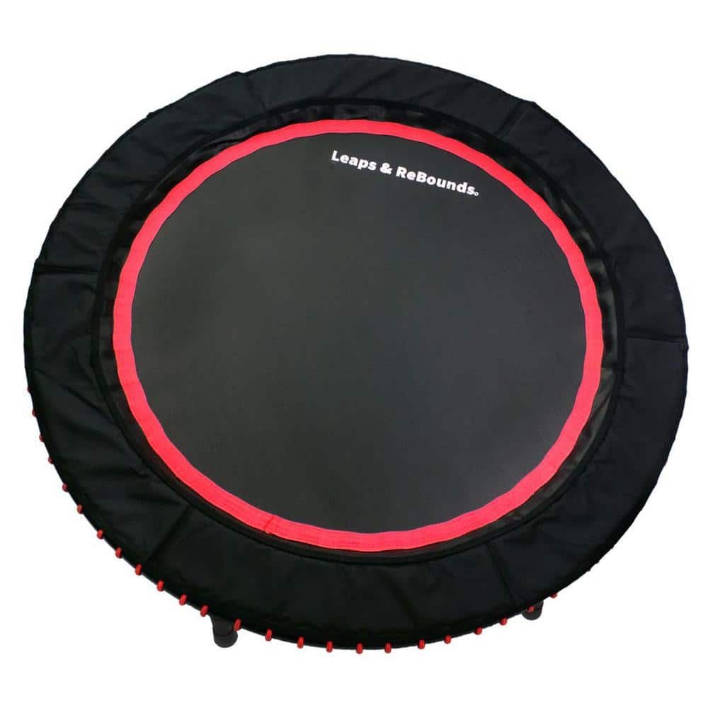 48 in. Mini Fitness Trampoline and Rebounder Exercise Equipment, Red