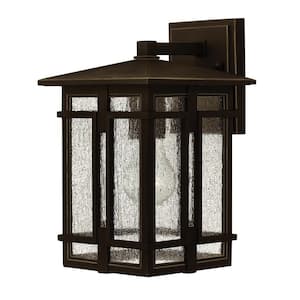 Tucker Small 1-Light Oil Rubbed Bronze Outdoor Wall Lantern Sconce