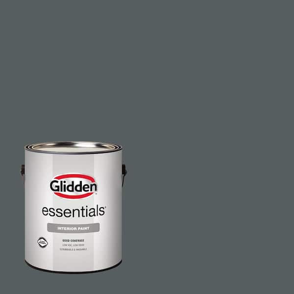 Glidden Essentials 1 gal. PPG1036-7 Mostly Metal Semi-Gloss Interior Paint