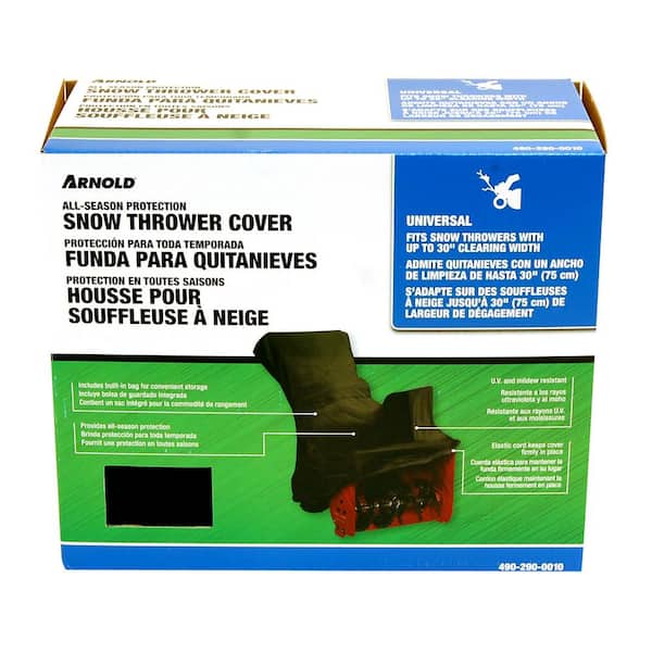 Arnold Universal Snow Blower Cover For Units Up To 30 in. Wide with Built-In Bag for Convenient Storage