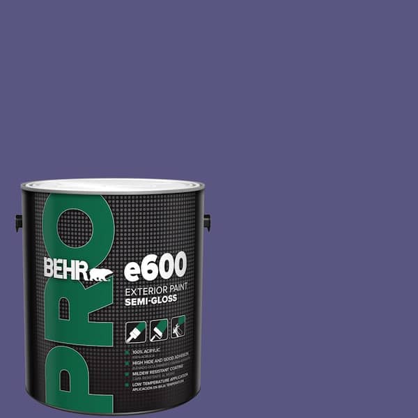 BEHR PRO 1 gal. #PPU16-01 Aurora Splendor Semi-Gloss Exterior Paint