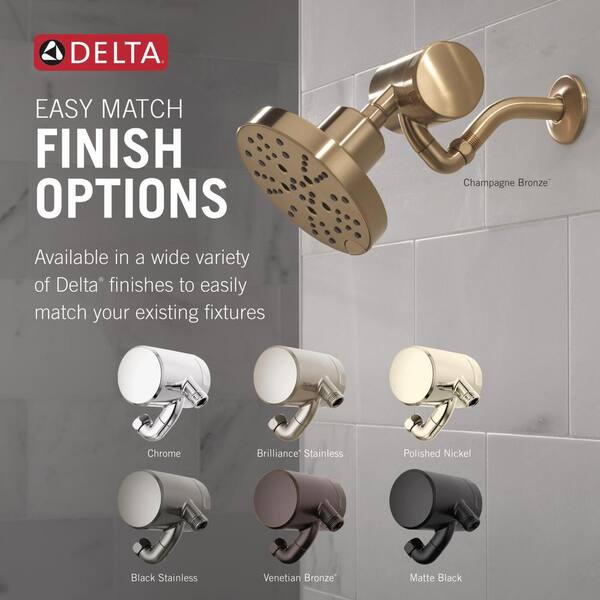 Delta Clarifi Premium Shower Filter Attachment in Champagne