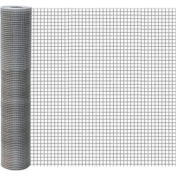 Unbranded Galvanized Welded Hardware Cloth 19Ga 16x50' 1/2 Mesh Roll for Garden Fencing Animal Protection Water Rust Resistant