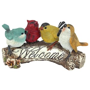 5 in. H Birdy Welcome Statue