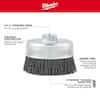 IMPA 510763 CRIMPED WIRE CUP BRUSH 150mm arbor hole 22,2mm