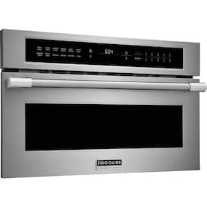 Professional .30 in. Electric Built-In Microwave in Stainless Steel with Convection Bake Technology and Drop-Down Door
