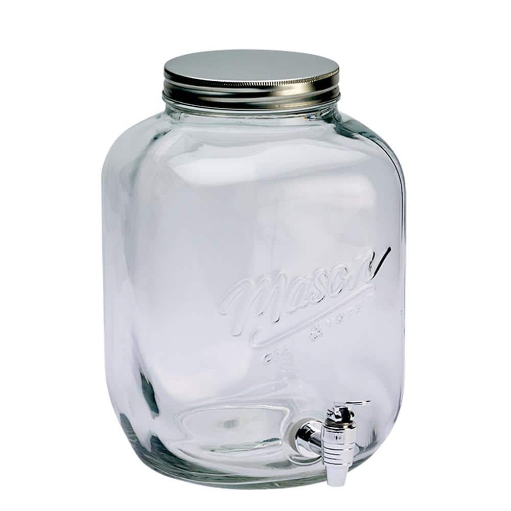 Gallon Clear Bark Beverage Dispenser Cups Straw toppers Water