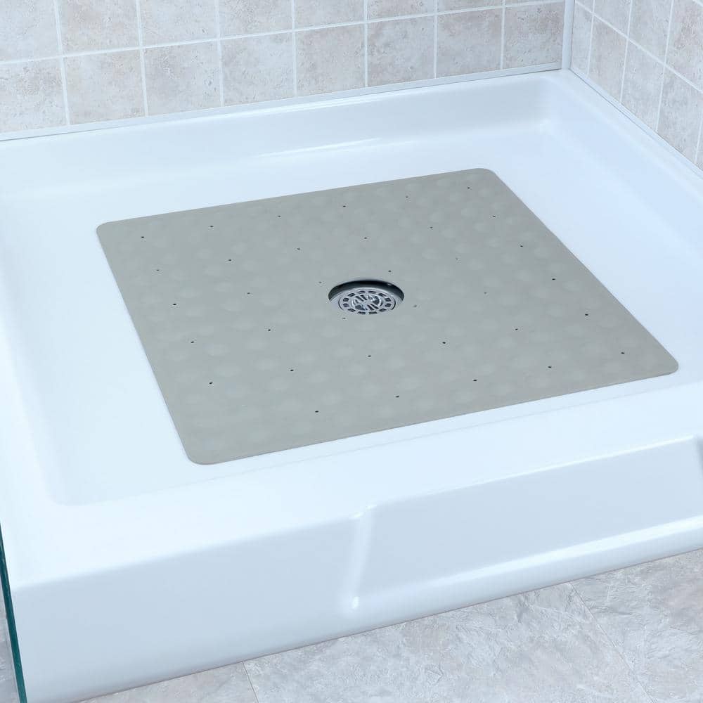 XIYUNTE Square Shower Mat Non Slip Anti Mould - 53 x 53cm Non Slip