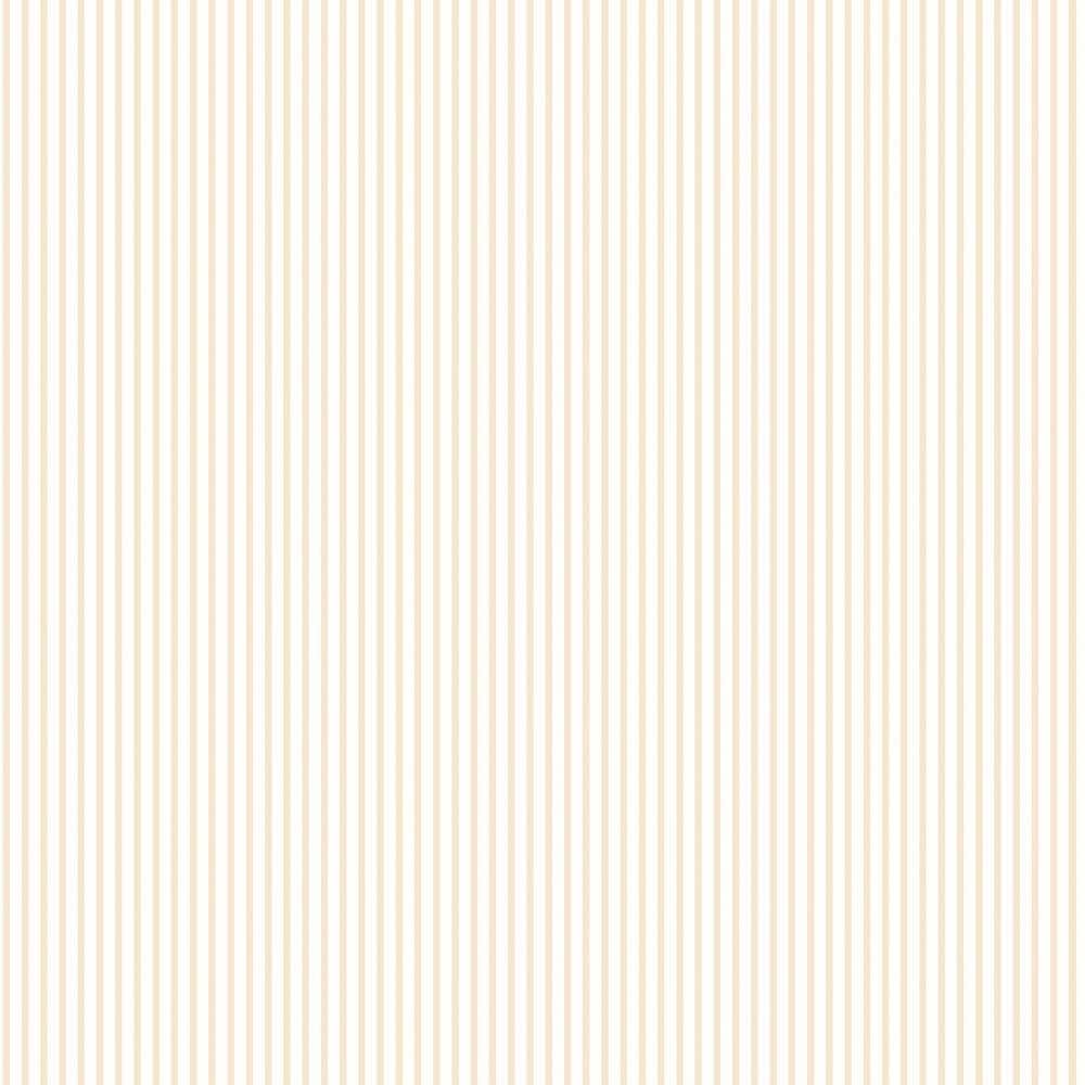 Candy Stripe Beige Matte Finish Non-Woven Paper Non-Pasted Wallpaper Roll