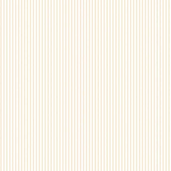 Unbranded Candy Stripe Beige Matte Finish Non-Woven Paper Non-Pasted Wallpaper Roll