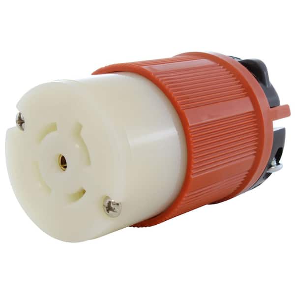 NEMA L22-20R 20A 3-Phase Y 277/480V 5-Prong Locking Female Connector with UL, C-UL Approval