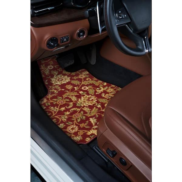 Passenger & Rear Floor 2010 Lincoln MKS Red Oriental Driver GGBAILEY D3872A-S1A-RD-IS Custom Fit Car Mats for 2009 