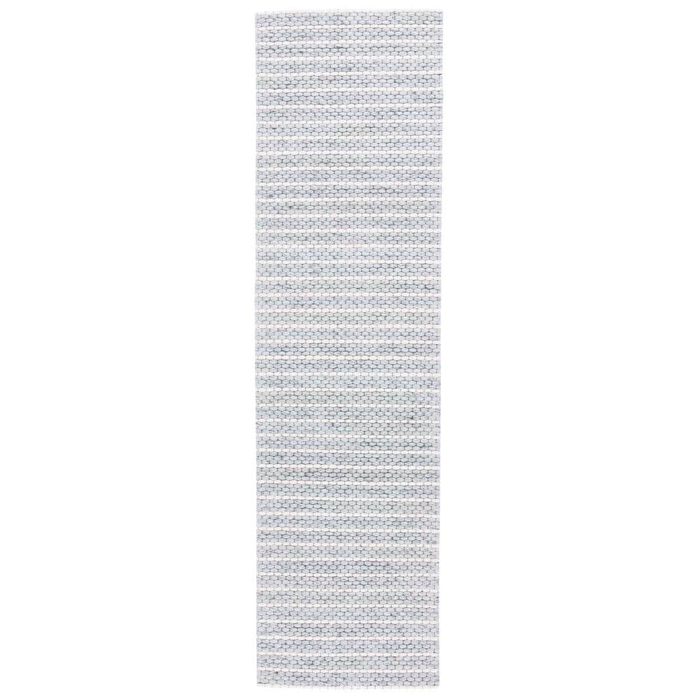 Marbella Grey Ivory 2 ft. X 8 ft. Striped Runner Rug price history on PriceWatchPro