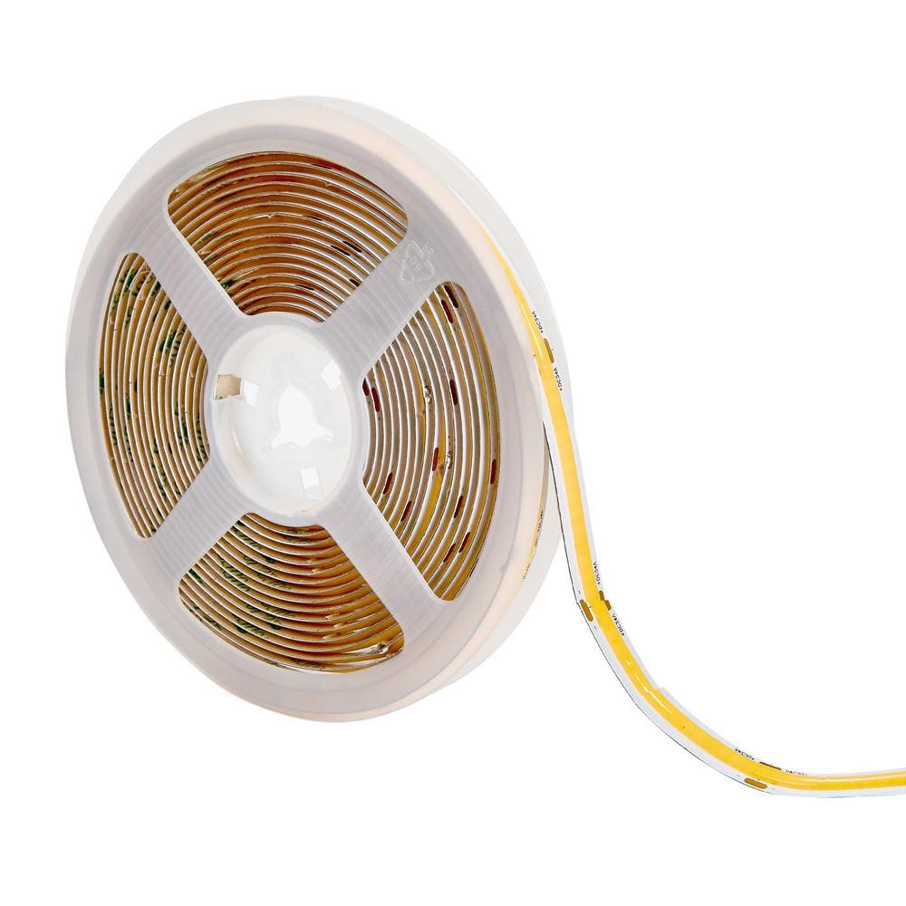 16.5 ft Warm White Dimmable LED Strip Light with Adhesive Backing