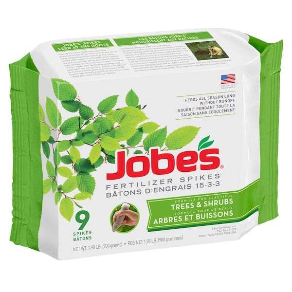 Jobe's 2.2 lb. Tree and Shrub Fertilizer Spikes, (9-Pack)