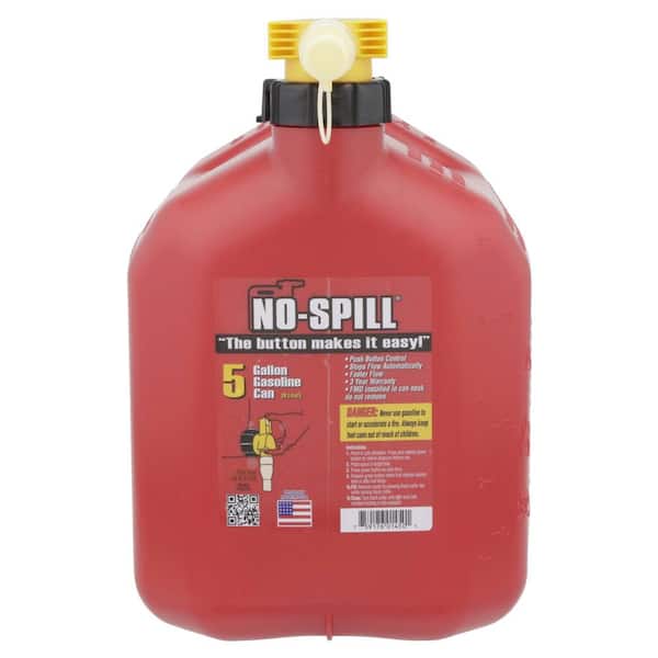 CARB Compliant No-Spill 1450 5-Gallon Poly Gas Can 