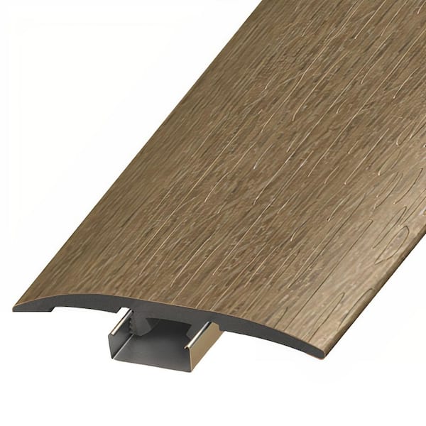 ASPEN FLOORING Russo 1/4 in. Thick x 2 in. Width x 94 in. Length 3-in-1 T-Mold, Reducer, and End Cap Vinyl Molding