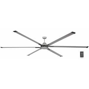 High Velocity 10 ft. Indoor/Outdoor Titanium Ceiling Fan with Wall Control Included