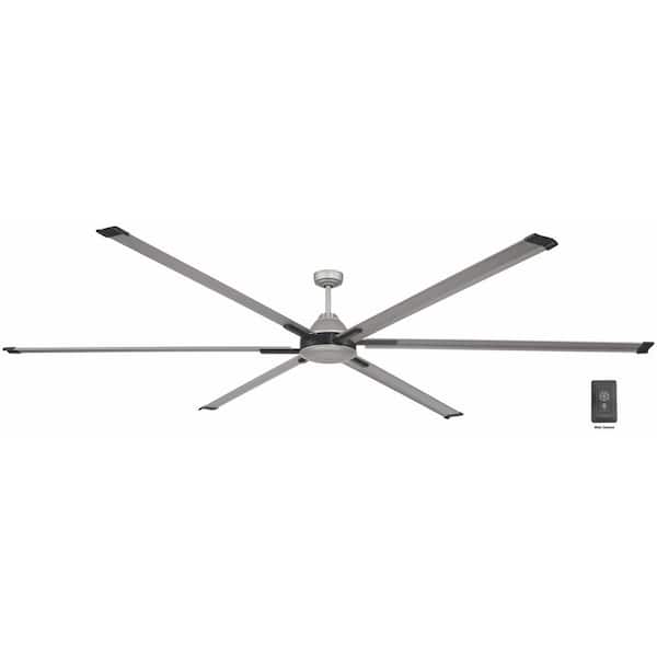 Commercial Electric High Velocity 10 ft. Indoor/Outdoor Titanium Ceiling Fan with Wall Control Included