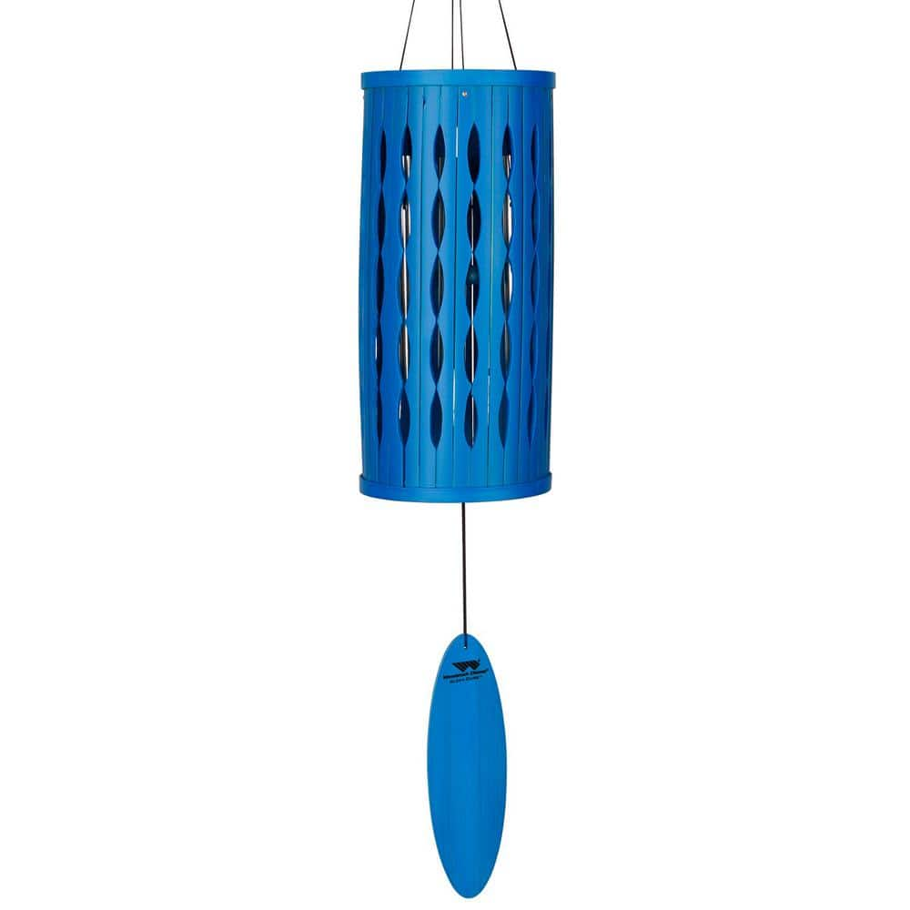 WOODSTOCK CHIMES Signature Collection, Aloha Chime, 28 in. Honolulu Blue  Wind Chime ACHB ACHB - The Home Depot