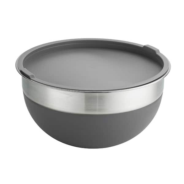 Deep Professional Stainless Steel Mixing Bowl - 10 Quart