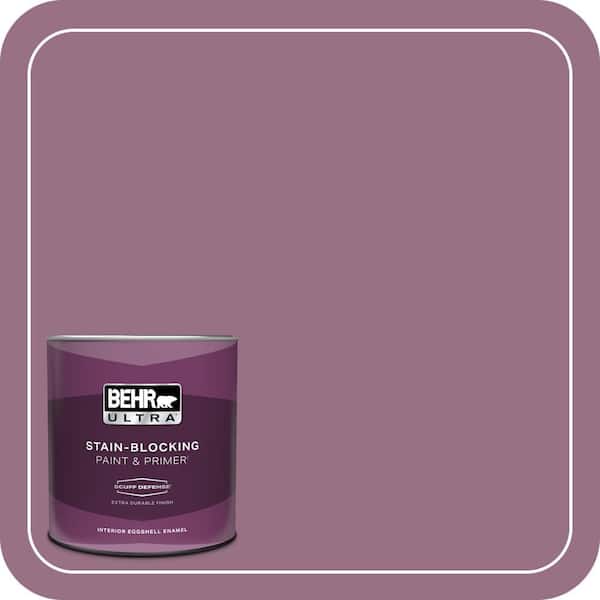 BEHR ULTRA 1 qt. #690D-6 Meadow Flower Extra Durable Eggshell Enamel Interior Paint & Primer