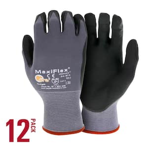 Makita T-04210 100% Genuine Leather-Palm Performance Gloves (Medium)
