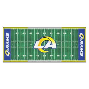 Los Angeles Rams 3 ft. x 6 ft. Football Field Runner Rug
