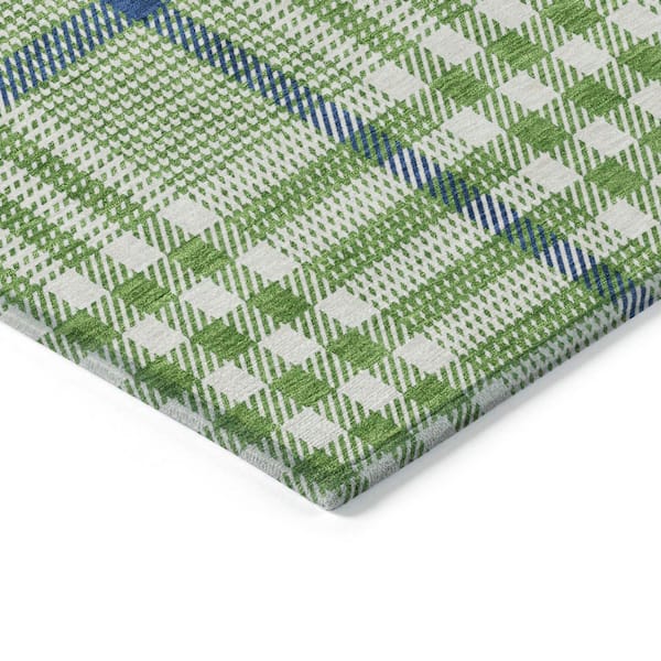 Chantille Machine Washable Indoor/Outdoor Abstract ACN1054 Green 10 ft. x 14 ft. Area Rug