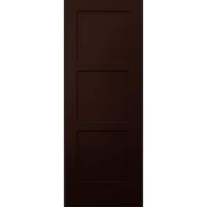 30 in. x 80 in. Birkdale Espresso Stain Smooth Hollow Core Molded Composite Interior Door Slab