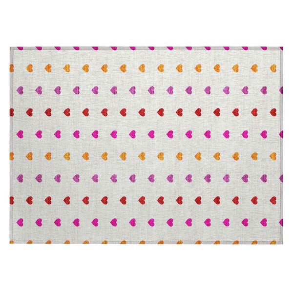 Chantille Machine Washable Indoor/Outdoor Abstract ACN2510 Ivory 2 ft. x 3 ft. Accent Rug