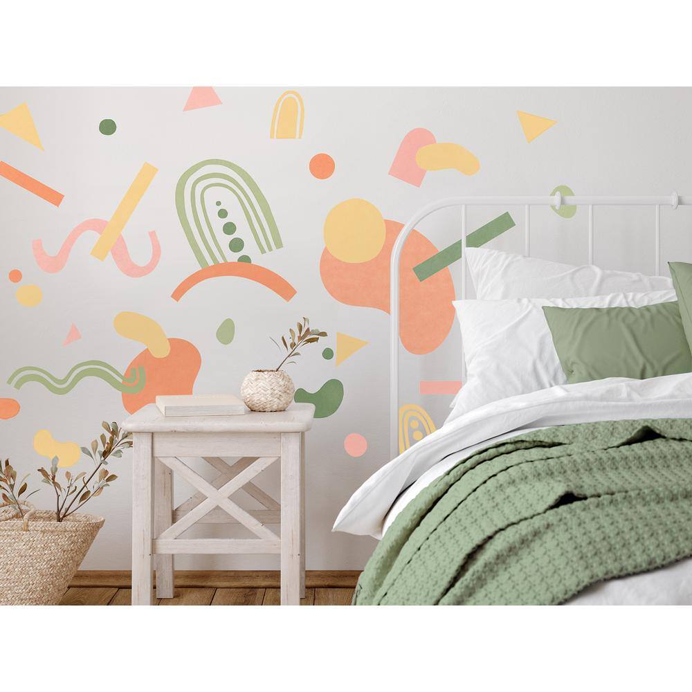 Abstract Bohemian Multicolor Peel & Stick Wall Decal