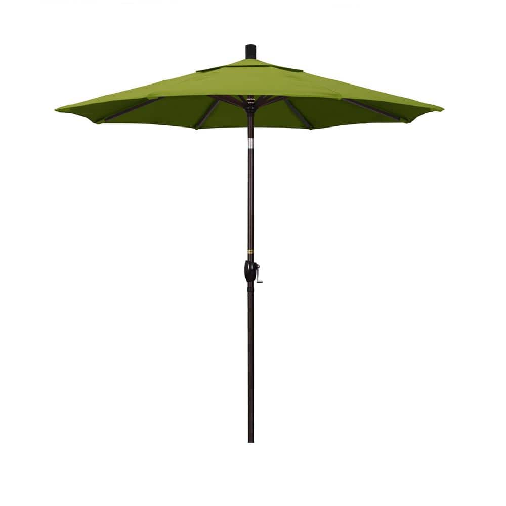 7-1/2 ft. Aluminum Push Tilt Patio Market Umbrella in Kiwi Olefin price history on PriceWatchPro