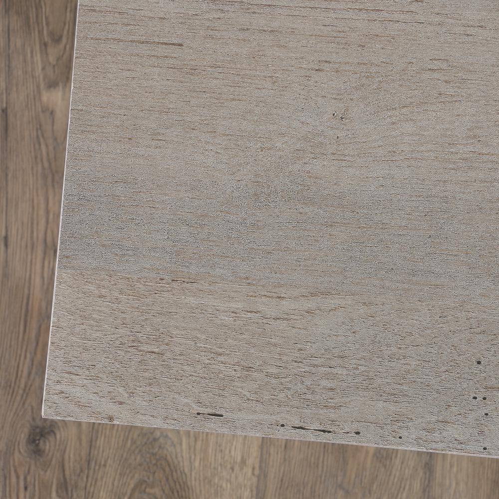 Mystic Oak Vintage-Inspired Side Table with Storage