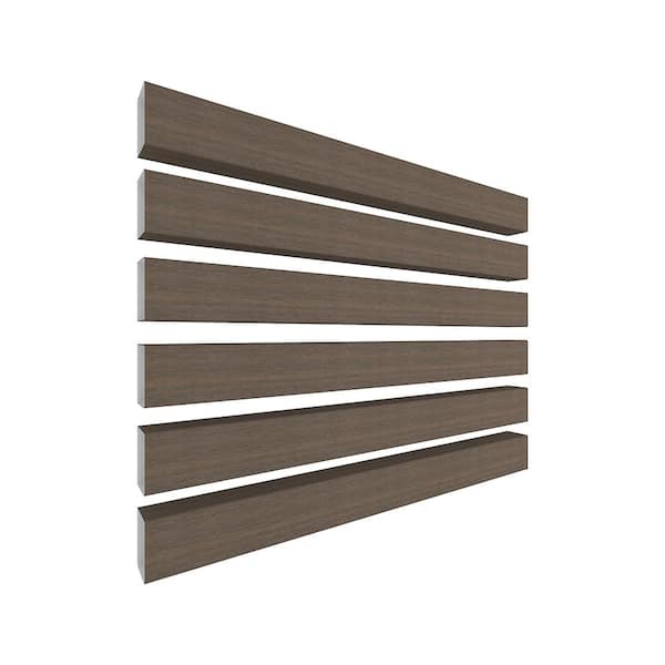 NewTechWood Alusions 1 in. x 2 in. x 144 in. Coextruded Brazilian Ipe Wood Composite Aluminum Beams