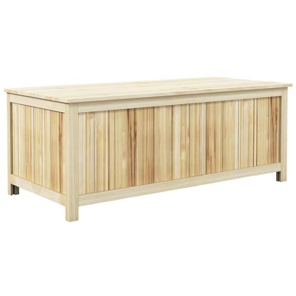47 in. W x 22 in. D x 18 in. H Wood Outdoor Storage Cabinet