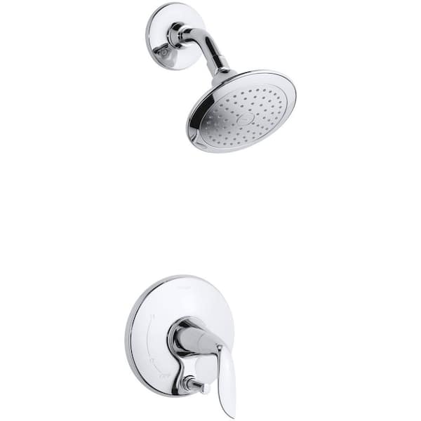 KOHLER Refinia 1-Handle Wall-Mount Transfer Valve Trim Kit in Polished Chrome (Valve Not Included)
