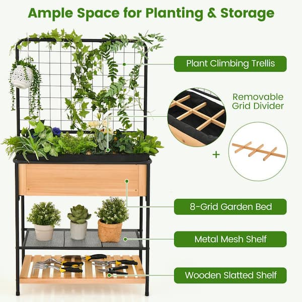 Humble Crew Essentials 8-Plastic Drawer Rolling Storage Cart