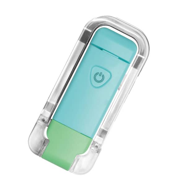 Flexible 5 Volt 25 Lumen Integrated LED Clamp Work Light Battery Operated 4.1 in. Tool Only in Blue & Green