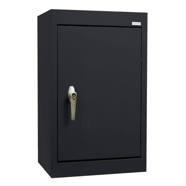 Sandusky Steel 1 Shelf Wall Mounted Garage Cabinet In Black 18 W X 26 H 12 D Wa11181226 09 - Wall Mounted Lockable Cabinet Sandusky Steel 1 Shelf Wall Mounted Garage Cabinet In Black 18 W X 26 H 12 D Wa11181226 09 - Wall Mounted Lockable Cabinet
