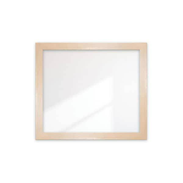 BrandtWorks Pale Farmhouse Accent Framed Wide Wall Mirror 40 in. W x 46 in. H
